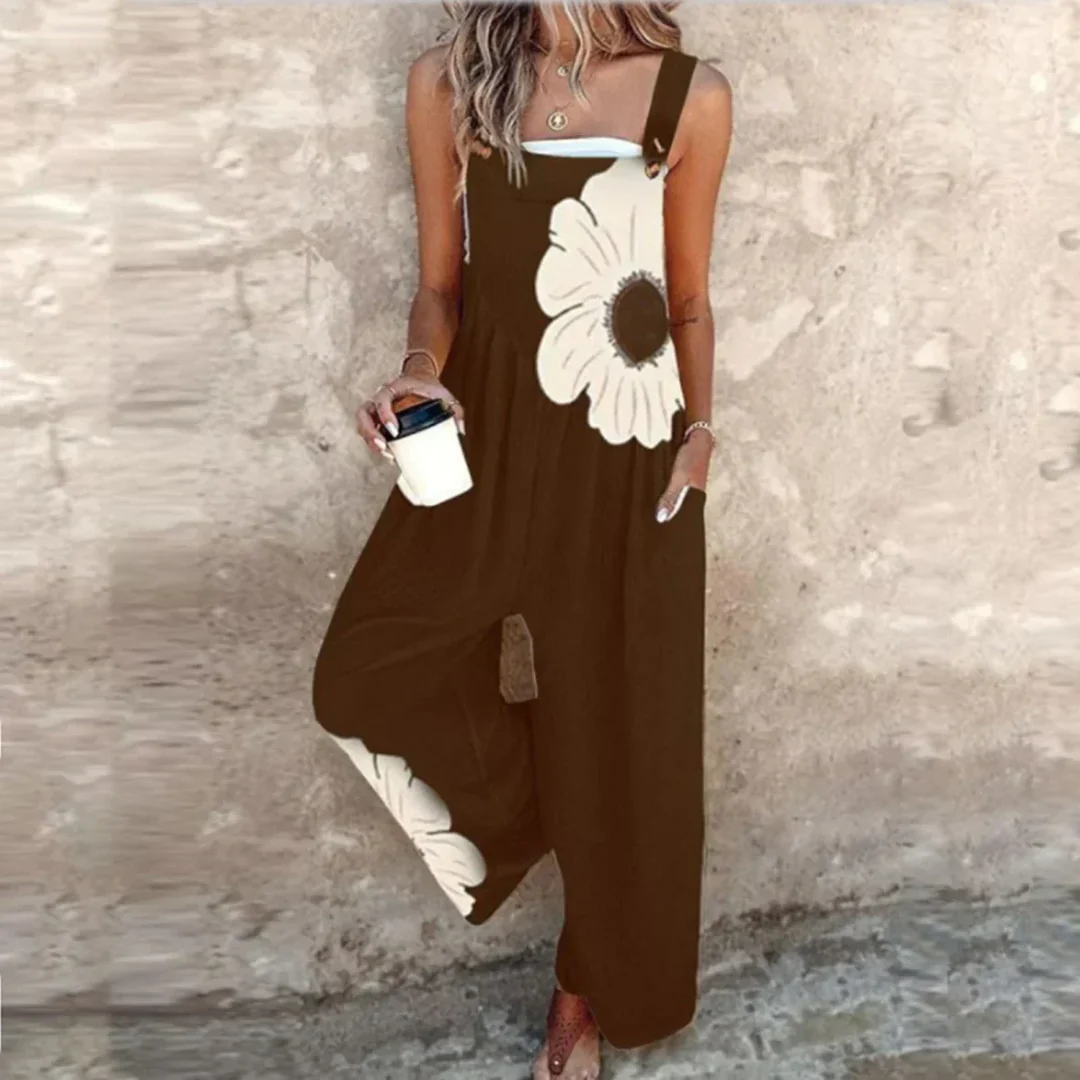 Un cómodo peto estampado