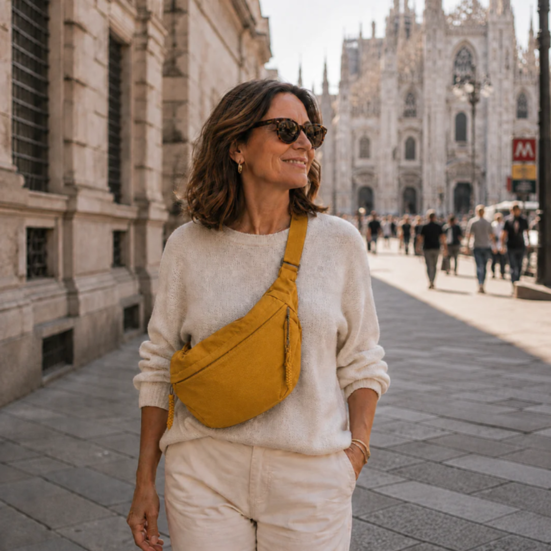 KORA | BOLSO DE HOMBRO AMARILLO