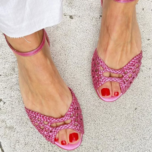 Sandalias con tira en el tobillo