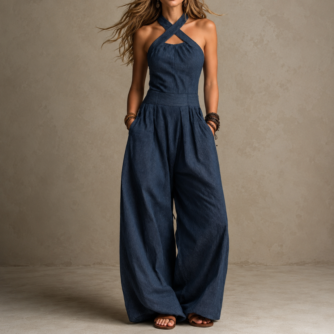 Bianca | Mono con elegante escote cruzado