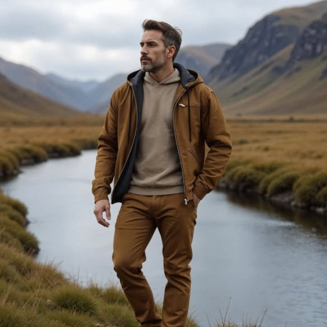 Isaac | Chaqueta clásica y elegante de estilo vintage con forro