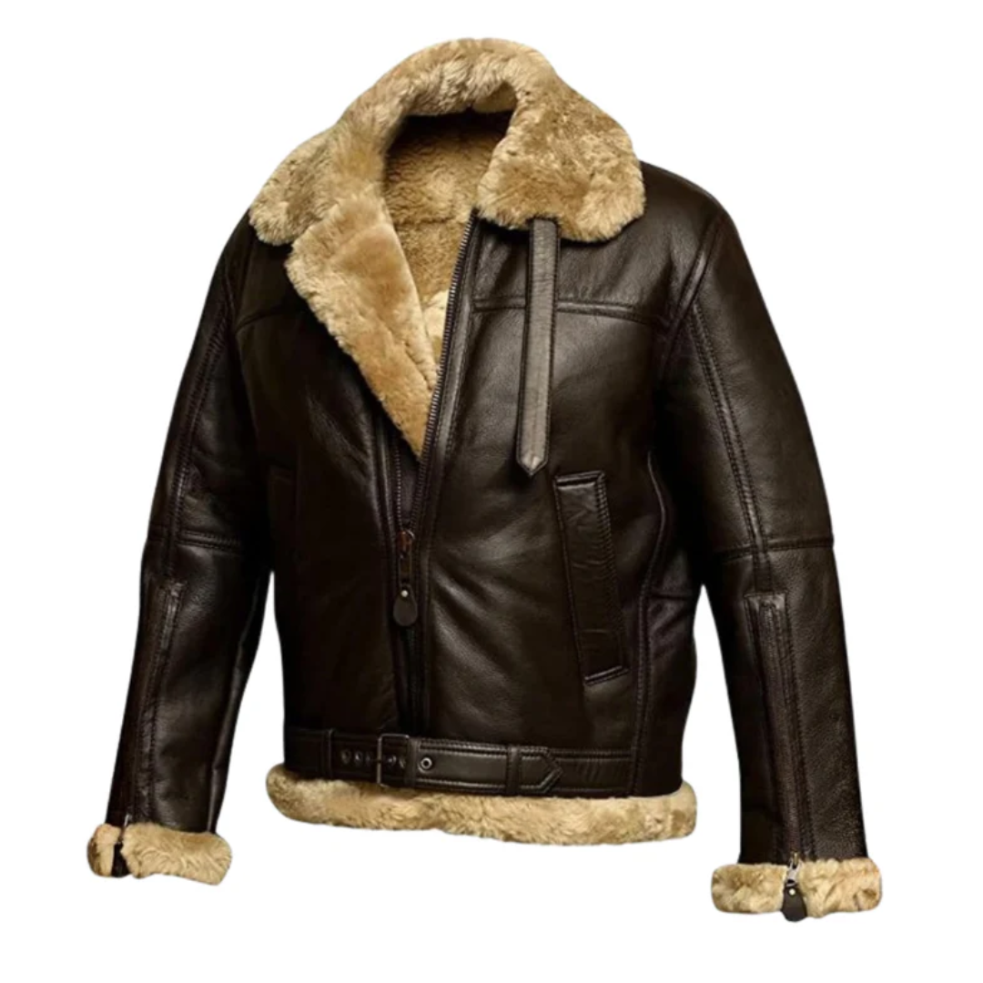 Mateo | Chaqueta de cuero resistente