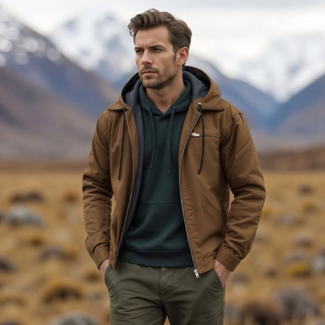 Isaac | Chaqueta clásica y elegante de estilo vintage con forro