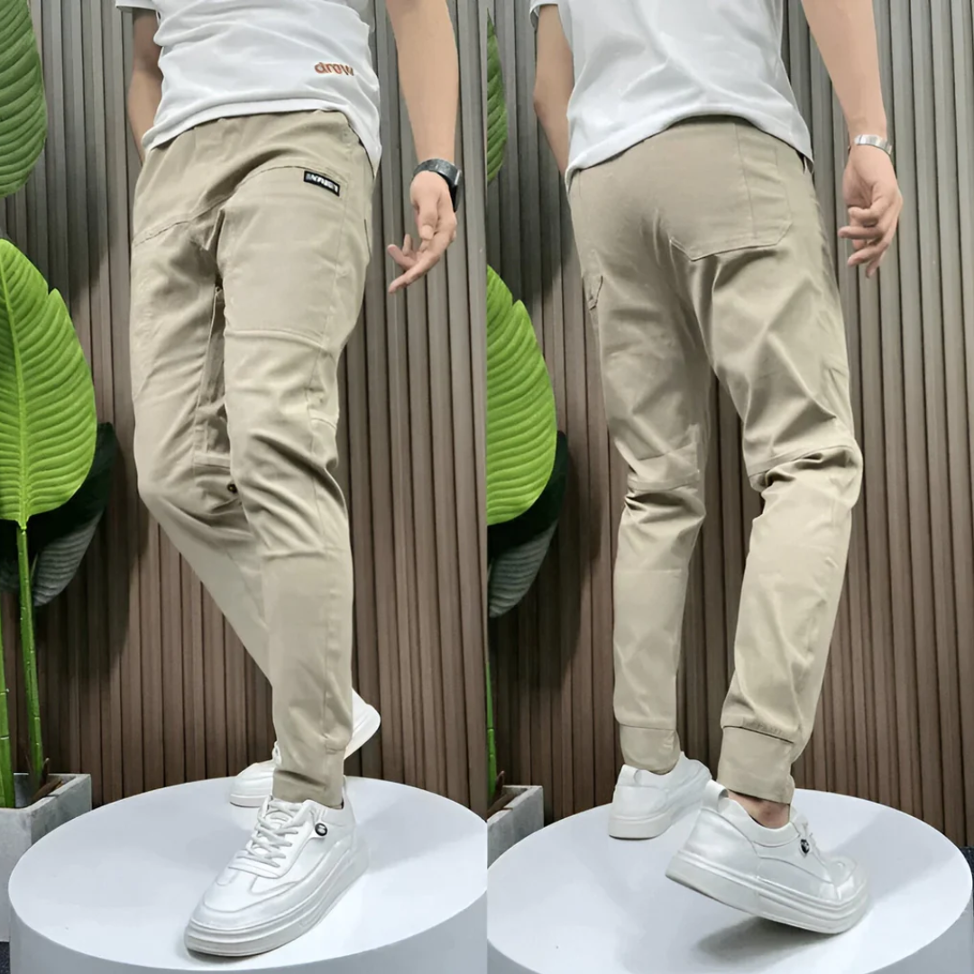 Tomás | Pantalones cargos elásticos premium