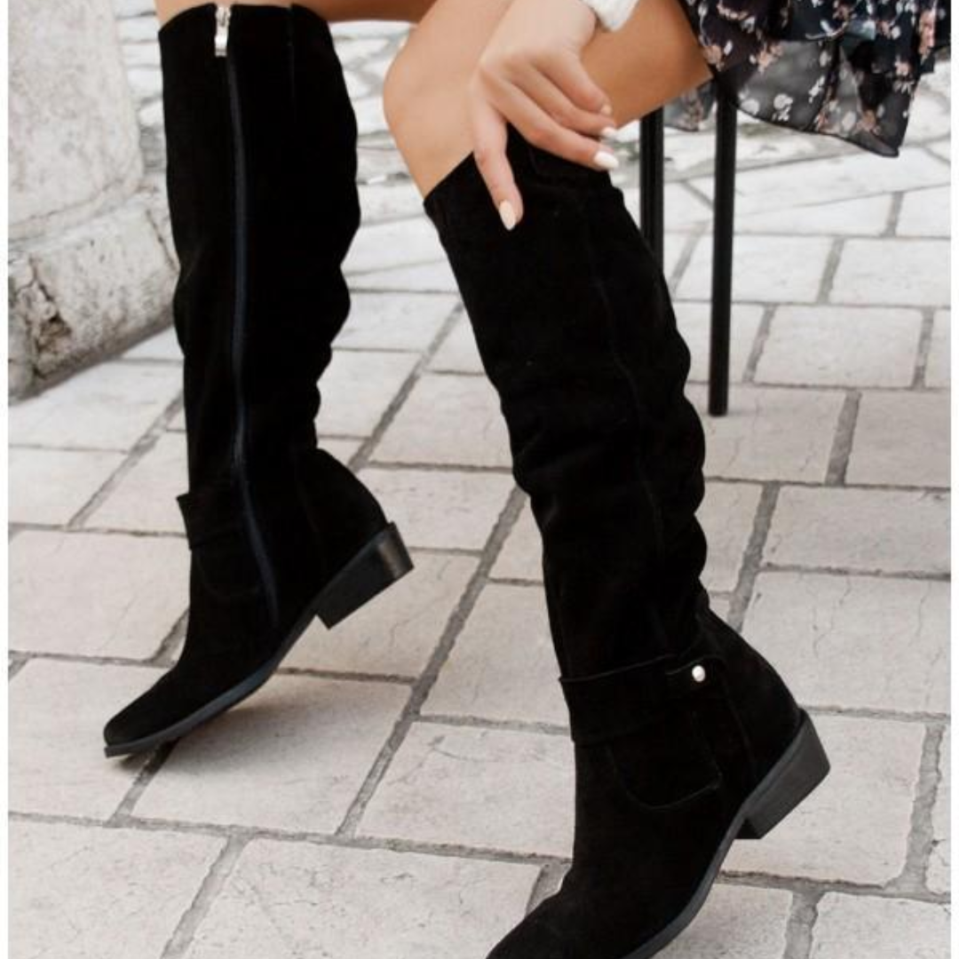 Gala | Botas de ante elegantes y cálidas para mujer