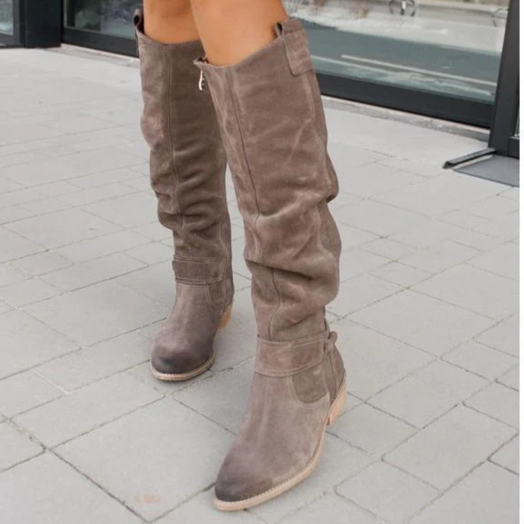 Gala | Botas de ante elegantes y cálidas para mujer