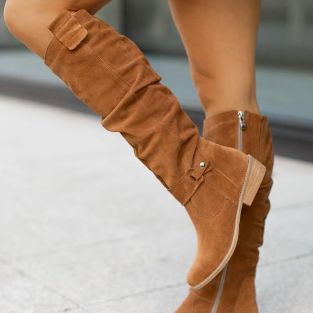 Gala | Botas de ante elegantes y cálidas para mujer