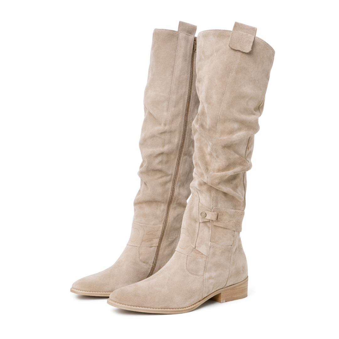 Gala | Botas de ante elegantes y cálidas para mujer