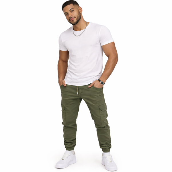 Javier | Pantalones cargo de corte jogger