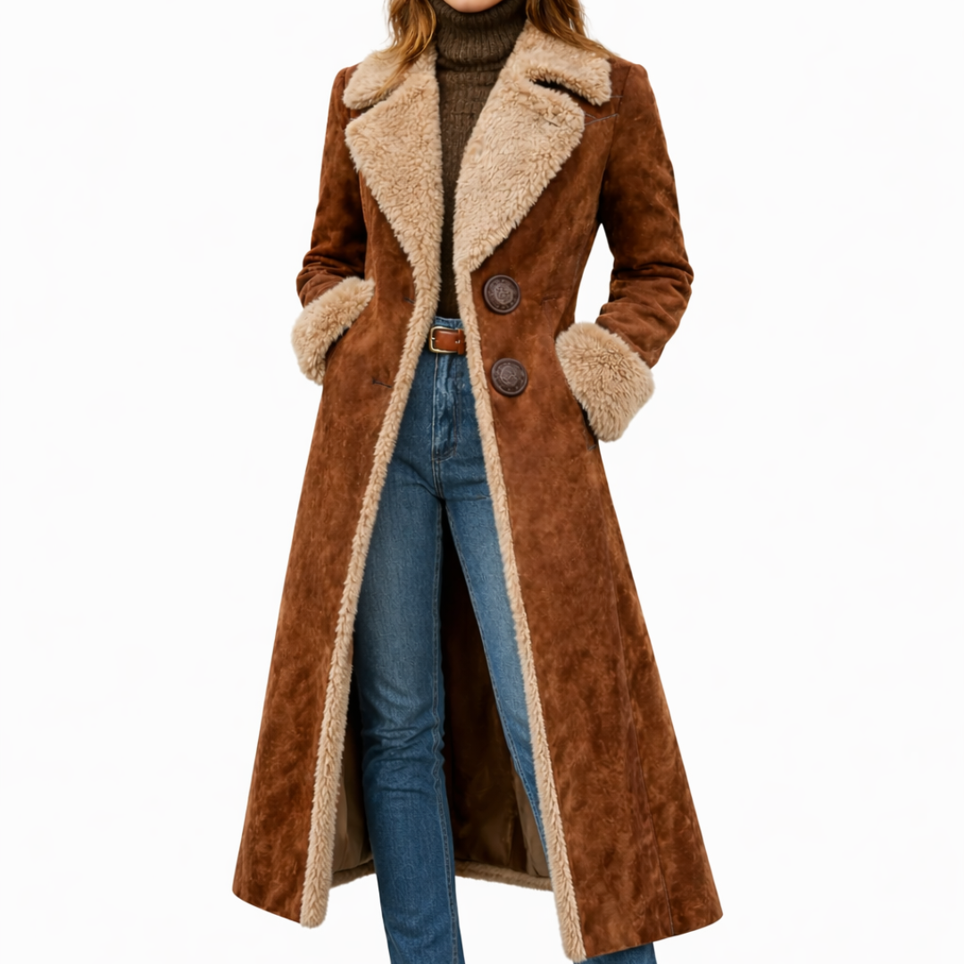 Claudia | Abrigo largo vintage