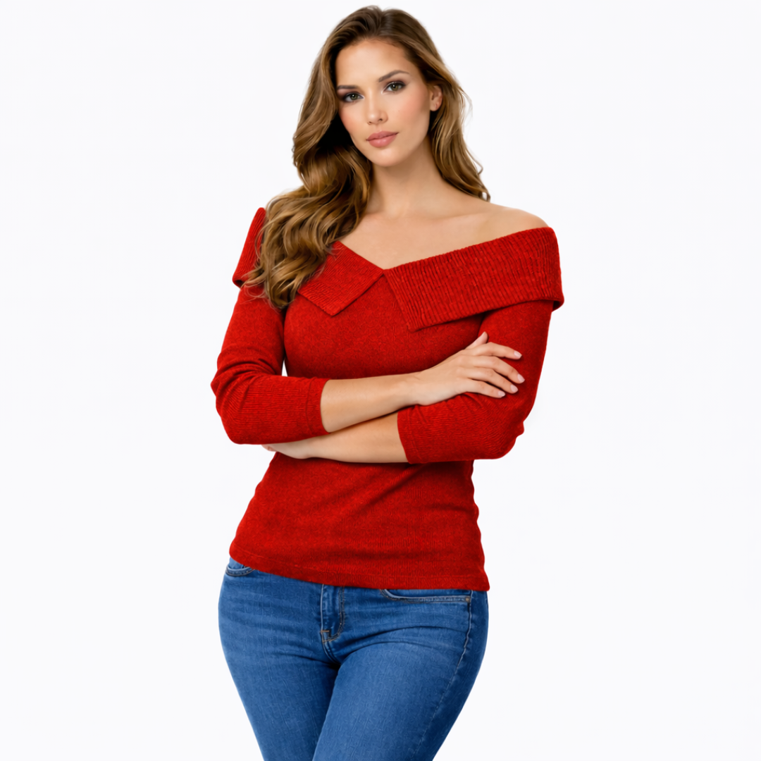 Anabel | Suéter cálido con cuello suave