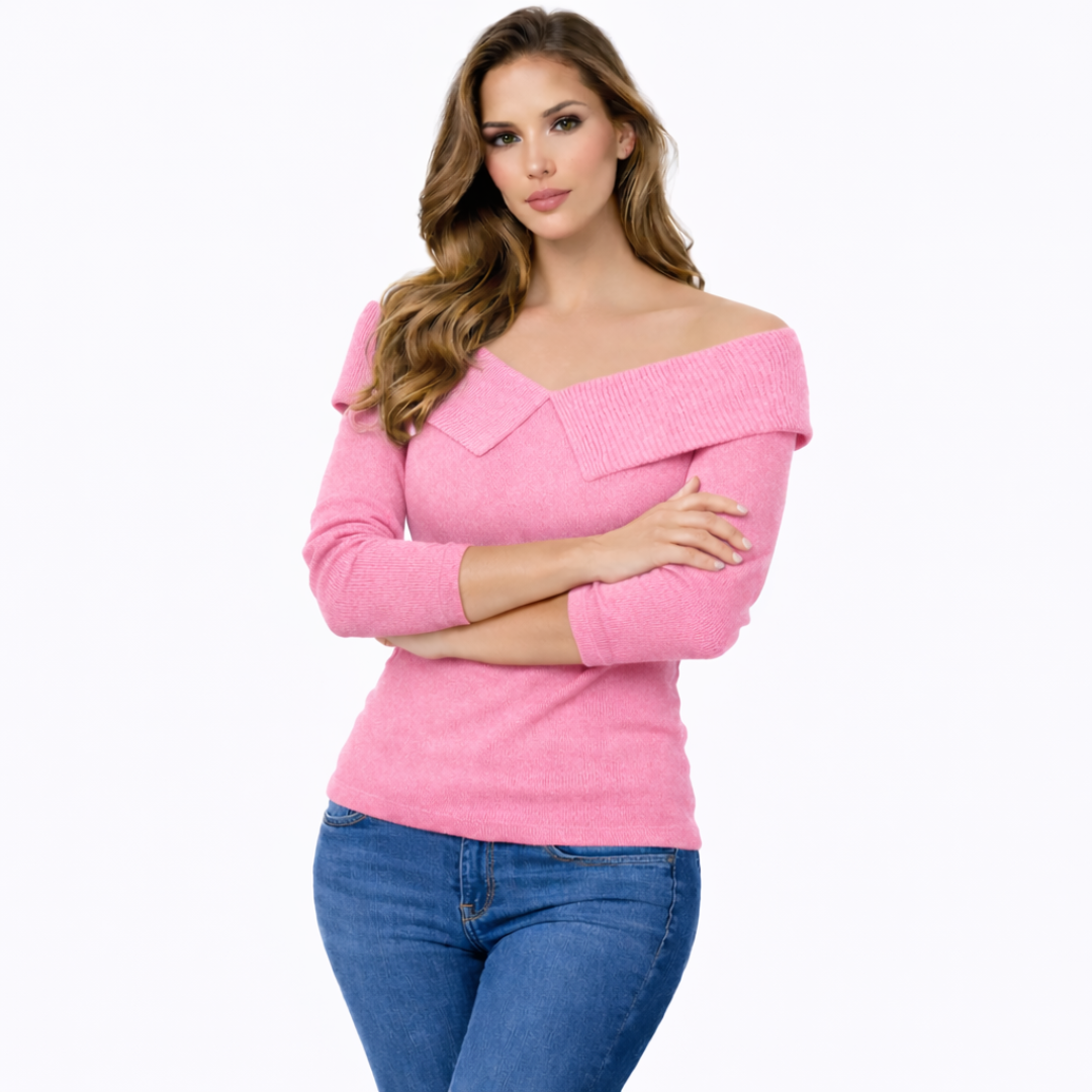 Anabel | Suéter cálido con cuello suave