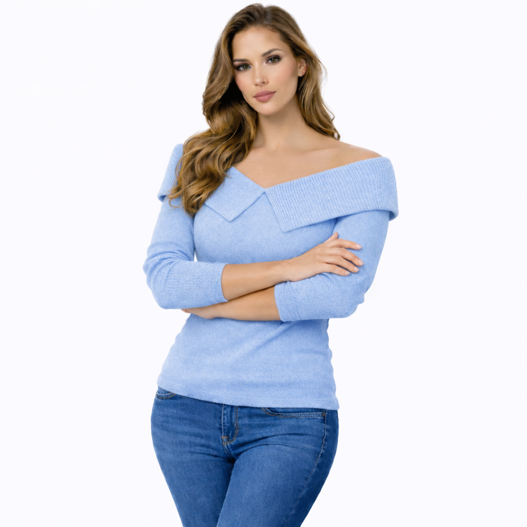 Anabel | Suéter cálido con cuello suave