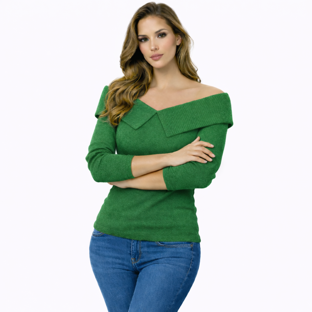 Anabel | Suéter cálido con cuello suave