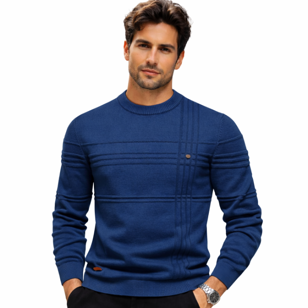 Félix | Jersey de hombre elegante con diseño de ruitas.