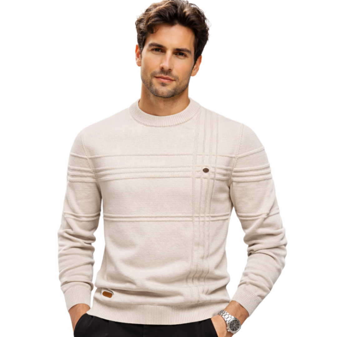 Félix | Jersey de hombre elegante con diseño de ruitas.