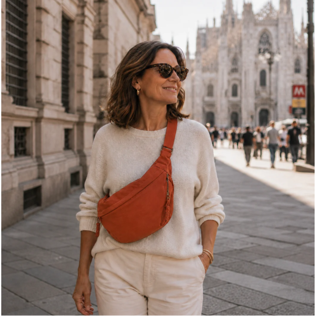 ELEA | BOLSO DE HOMBRO NARANJA