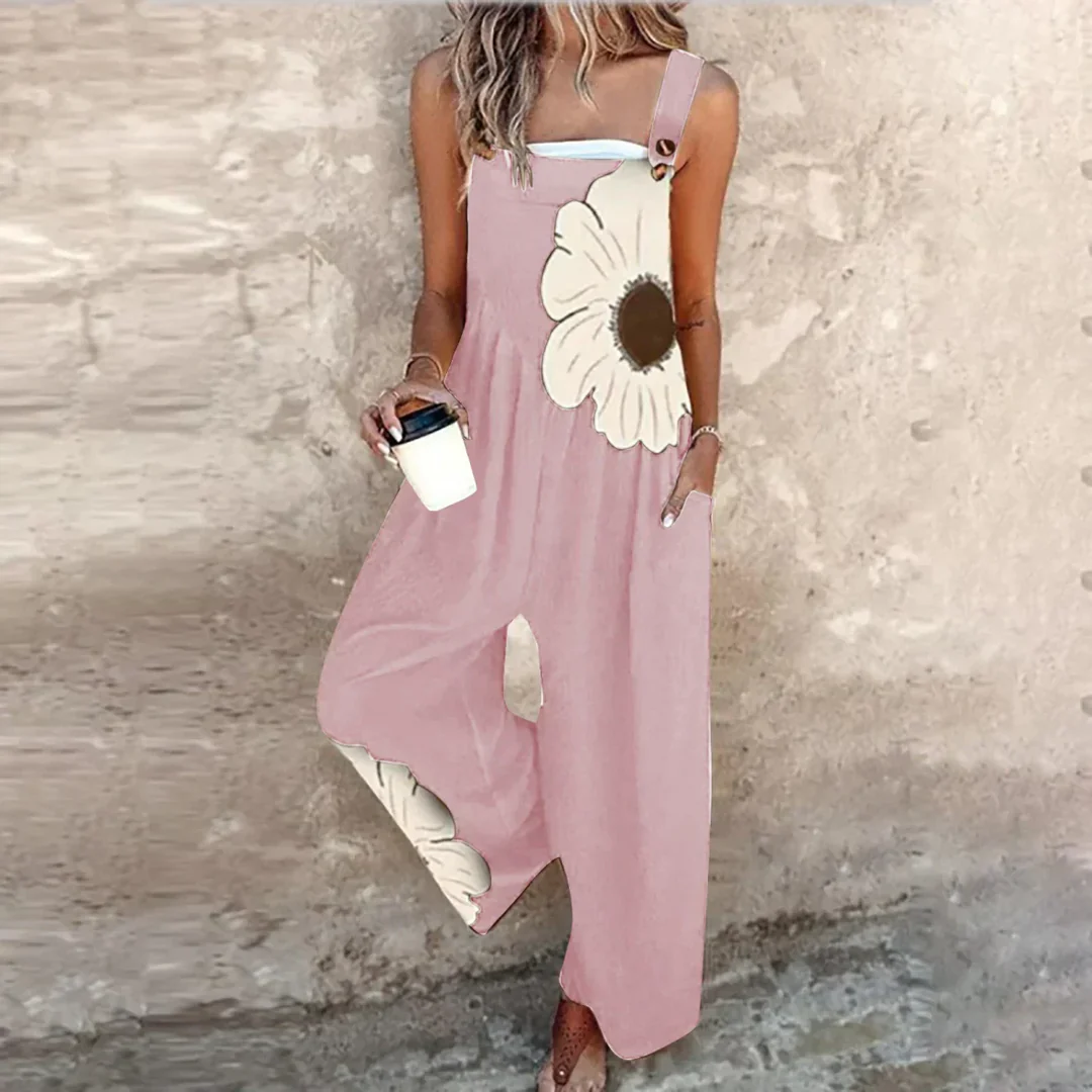 Un cómodo peto estampado