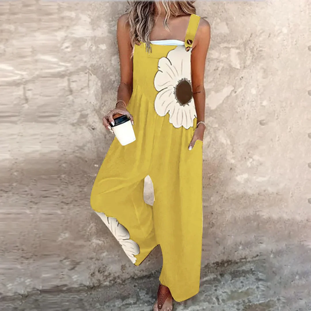 Un cómodo peto estampado