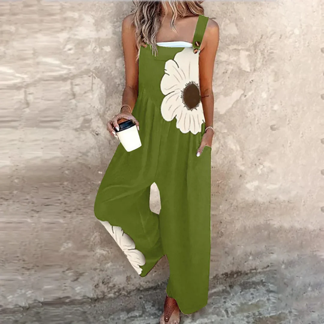 Un cómodo peto estampado