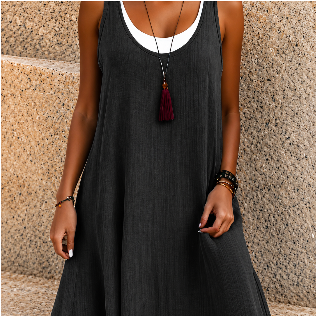 Bella | Vestido de tirantes de dos piezas