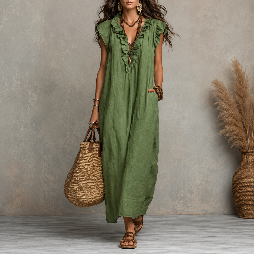 Camelia | Vestido largo bohemio