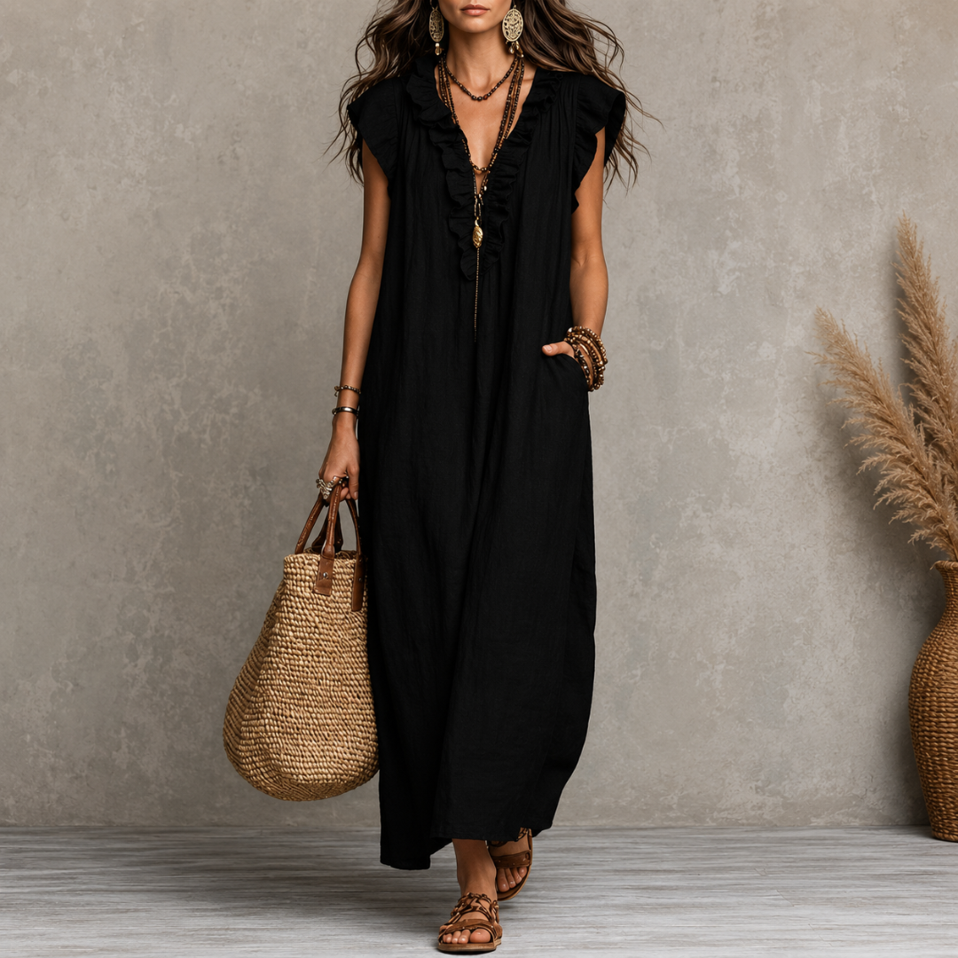 Camelia | Vestido largo bohemio