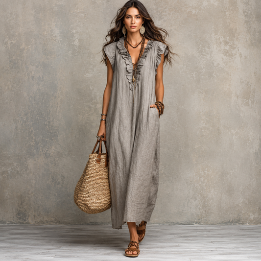 Camelia | Vestido largo bohemio.