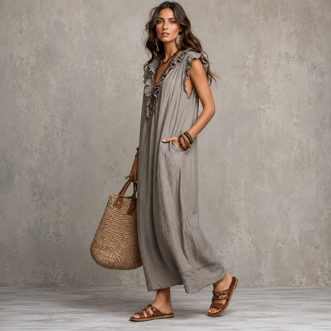 Camelia | Vestido largo bohemio.