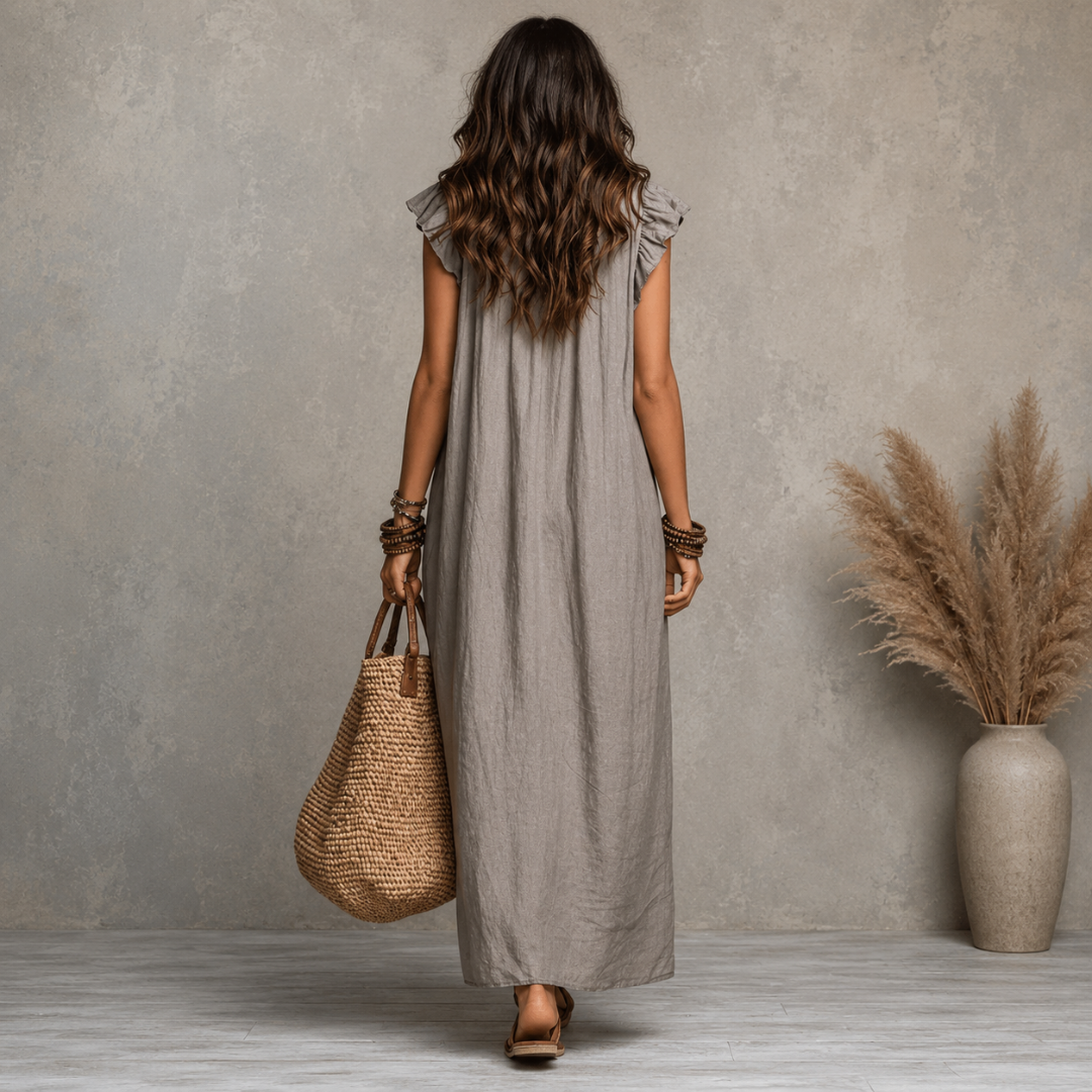 Camelia | Vestido largo bohemio.