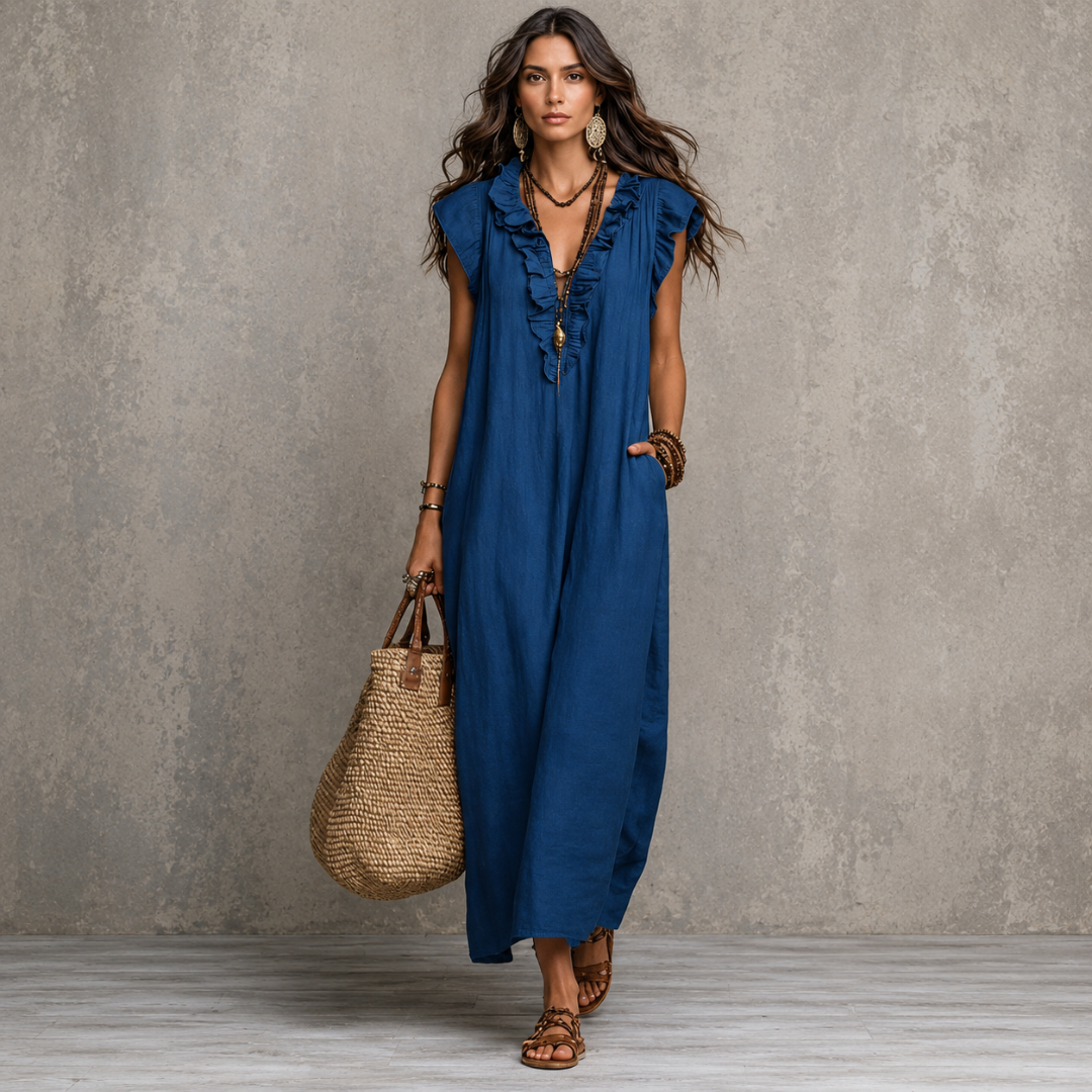 Camelia | Vestido largo bohemio.