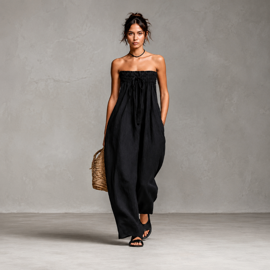 Nina | Elegante mono sin tirantes
