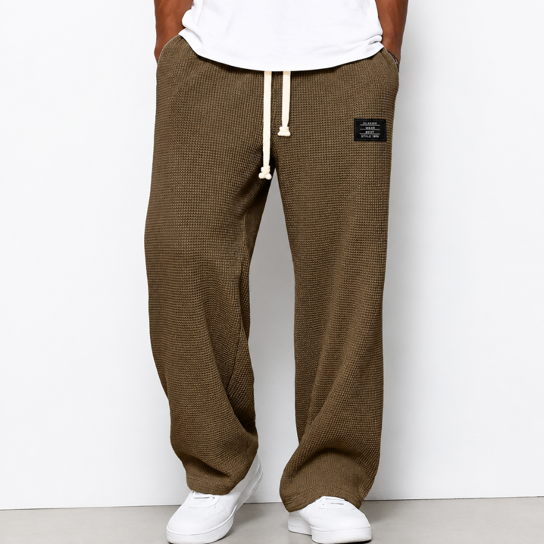 Samy | Pantalones de pierna ancha con cintura ajustable