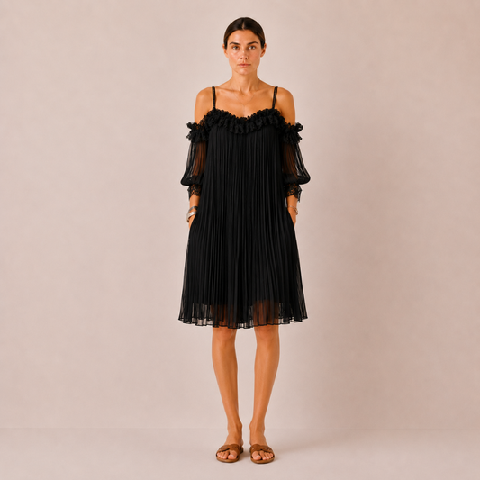 Sonia | Vestido Corto Negro