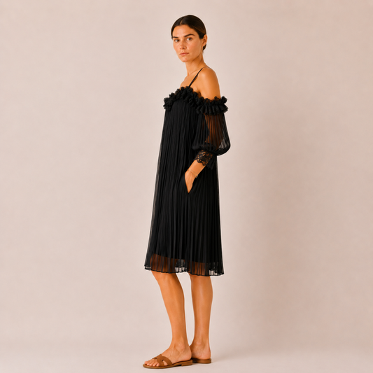 Sonia | Vestido Corto Negro