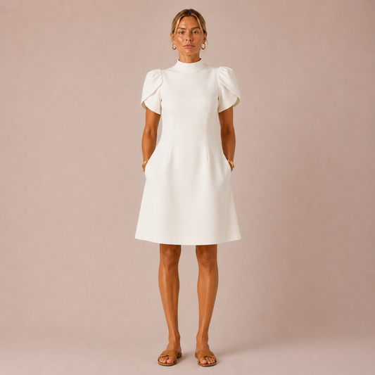 Clara | Vestido Corto Blanco